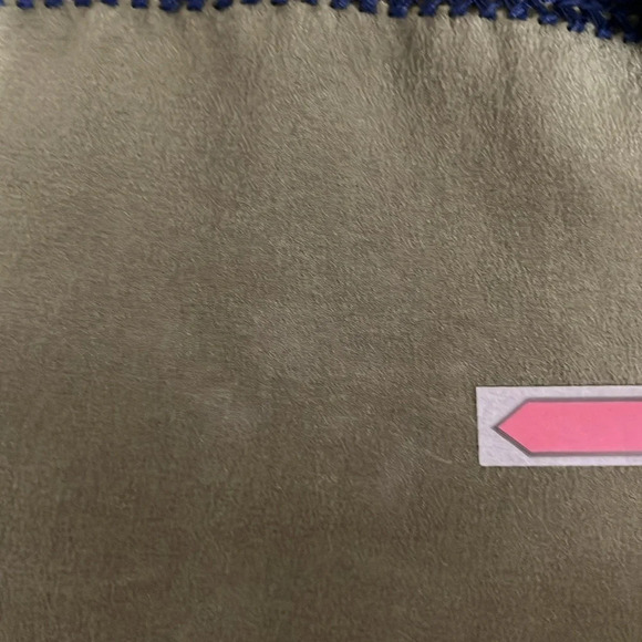 Tory Burch Camille Silk Embroidered Peasant Blouse in Green & Navy - Size 6 - Picture 8 of 8